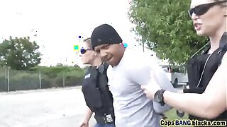 One super-fucking-hot female cop uses black felon's yam-sized penis toearns-a-lesson-hd-72p-porn-2